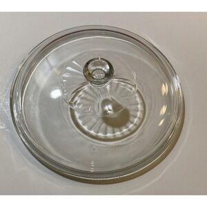 Pyrex Glass Replacement Lid Marked Pyrex 624C A -- 8" Inner Diameter‎